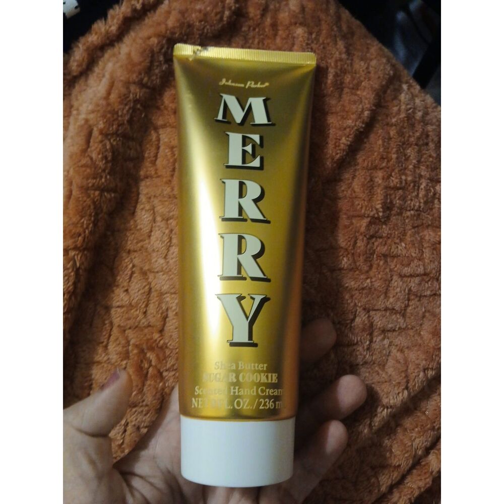 Johnson Parker MERRY Sugar Cookie Scented Hand Cream Shea Butter 8 oz
